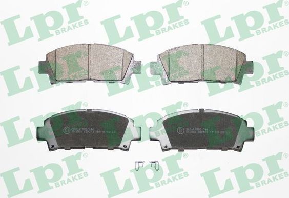 Тормозные колодки LPR. Артикул 05P573