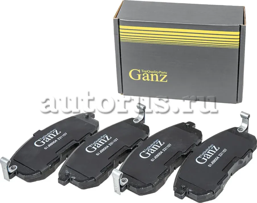 Колодки торм.пер. (Ganz). Артикул GIJ09004
