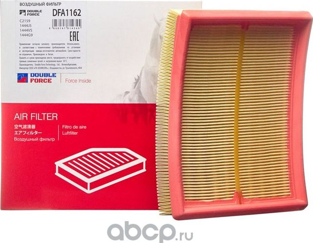 Фильтр воздушный DOUBLEFORCE (Double Force). Артикул DFA1162