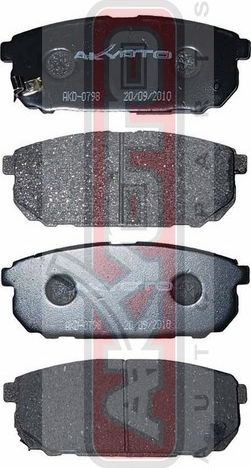 Тормозные колодки Akyoto Packing AKYOTO. Артикул AKD-0798