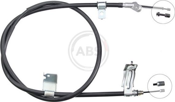 Трос ручника (тросик ручного тормоза) ABS задний правый для Renault Koleos I 2008-2016. Артикул K17228