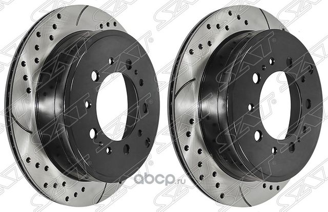 Комплект дисков тормозных зад перфорированные TOYO (SAT). Артикул ST4243160290PF