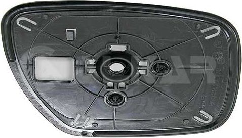 Зеркальное стекло бокового зеркала Alkar правое для Mazda 5 I (CR) 2005-2010. Артикул 6402658
