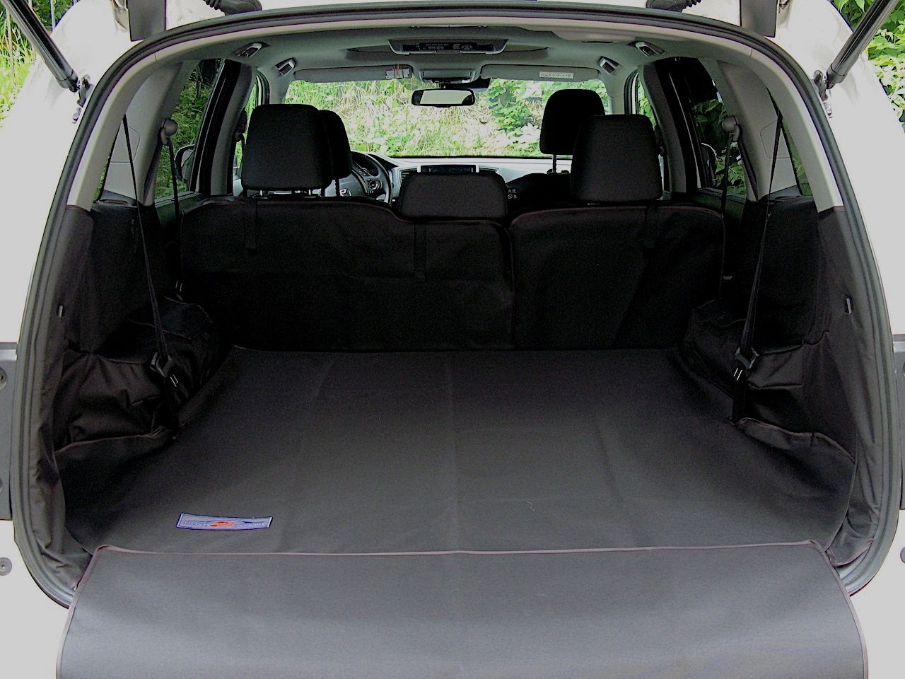 Защитный чехол AUTOSMSTUDIO "Maxi" в багажник автомобиля для Honda Pilot III 2018-2026, черный. Артикул TP-HN-PL-MAXI-BL