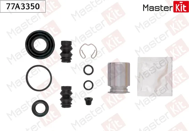 Ремкомплект тормозного суппорта+поршень задний (Master KIT). Артикул 77A3350