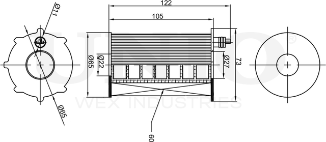 Фильтр масляный (Unio). Артикул FLT-20128