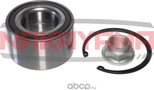 Подшипник передней ступицы колеса, комплект MAZDA 3 09 (Nakayama). Артикул M1092NY