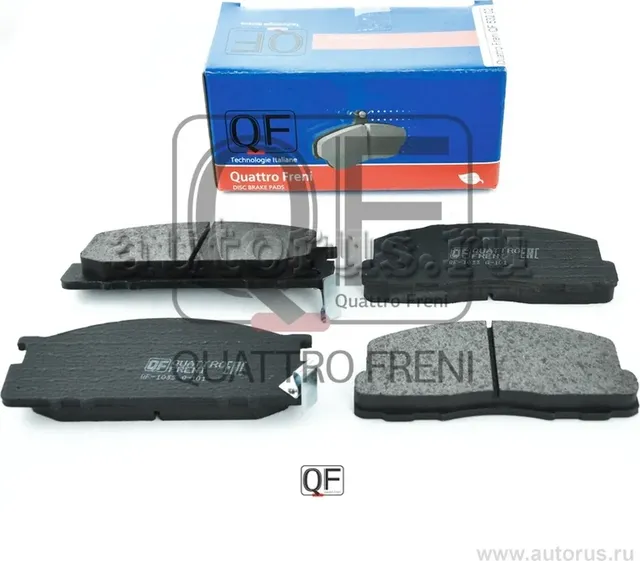 Колодки тормозные дисковые передние к-т с механическим датчиком износа (Quattro Freni). Артикул qf53202