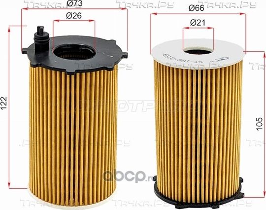 Фильтр масляный HYUNDAI POLISADE 3.5 19-  SANTA F (SAT). Артикул ST1080039