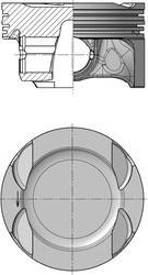 Поршень Kolbenschmidt. Артикул 40631600