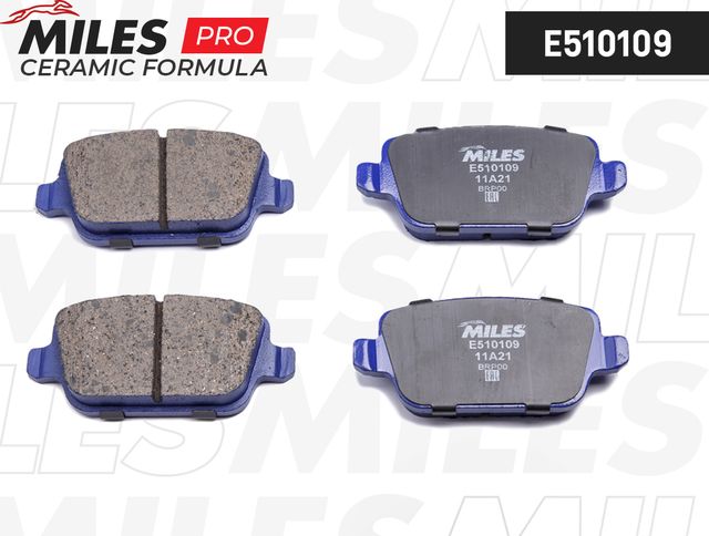 Тормозные колодки Miles (Керамика). Артикул E510109