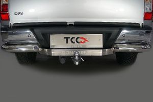 Фаркоп ТСС под американский квадрат для Dongfeng DF6 2.3D AT Luxury 2022-2026 надпись DongFeng. Артикул TCU00348