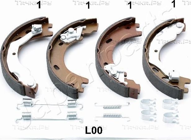 Тормозные колодки (стояночная тормозная система) Japanparts. Артикул GF-L00AF