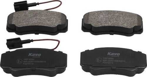 Тормозные колодки Kavo Parts задние для Nissan Cabstar F24M, F24W 2006-2013. Артикул KBP-6585