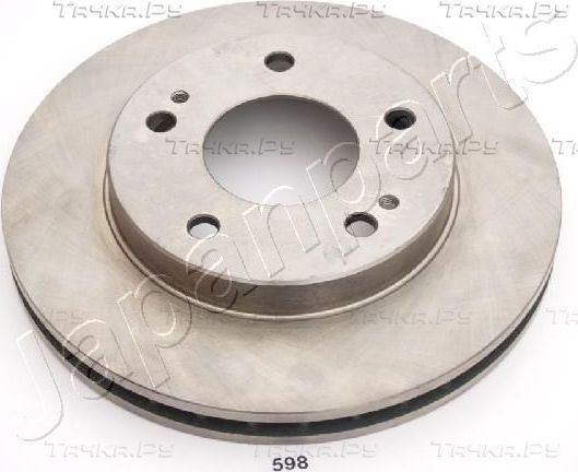 Тормозной диск Japanparts передний для Mitsubishi Eclipse I 1991-1995. Артикул DI-598