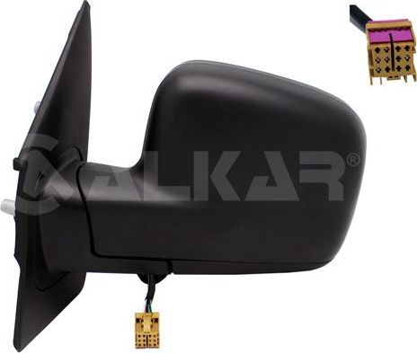 Зеркало боковое Alkar левое для Volkswagen Multivan T5 2003-2009. Артикул 9225985