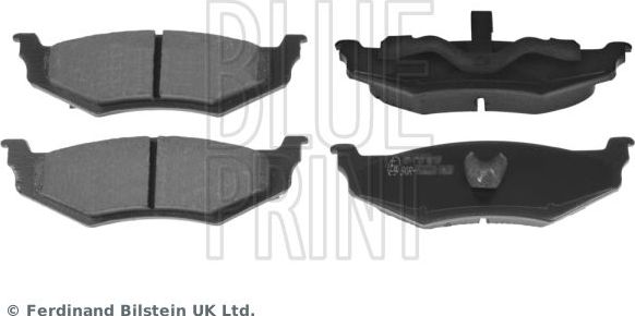 Тормозные колодки Blue Print. Артикул ADA104236