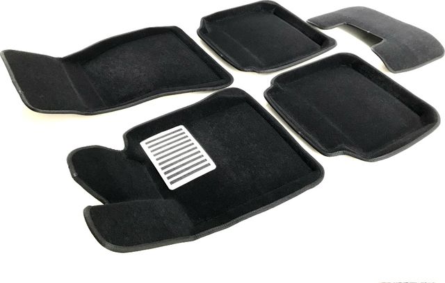 Коврики текстильные Euromat 3D Lux для салона BMW 7 (G12) длинная база 2015-2026. Артикул EM3D-001203