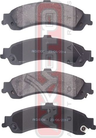 Тормозные колодки Akyoto Packing AKYOTO. Артикул AKD-5936