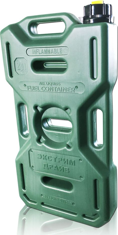 Канистра ТехноХим Экстрим Драйв 10 л (реальный объём 8,5 л) Хаки. Артикул kan-EXD-10L-HK