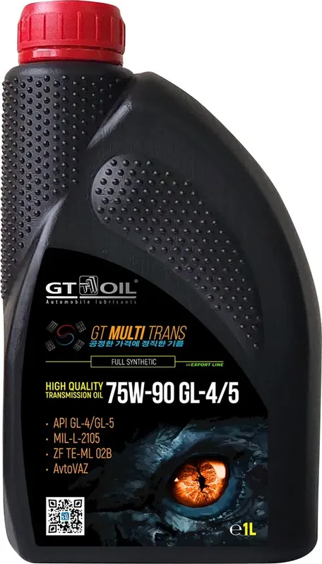 Масло трансмиссионное (GT OIL). Артикул 8809059409619