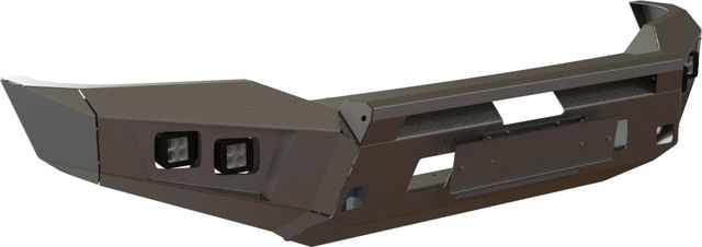 Бампер силовой STC передний тип Revo для Toyota Tundra II 2007-2013 с защитной дугой и ПТФ. Артикул STC-TT06-BFR-C1-L1