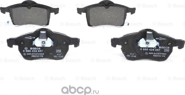 Колодки торм диск Opel Astra G  Zafira (Bosch). Артикул 986424457