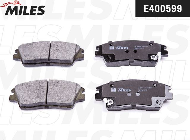Тормозные колодки Miles (Low-Metallic). Артикул E400599