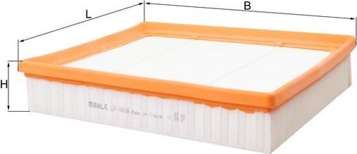 Воздушный фильтр Mahle для Renault Alaskan I 2017-2026. Артикул LX 4404