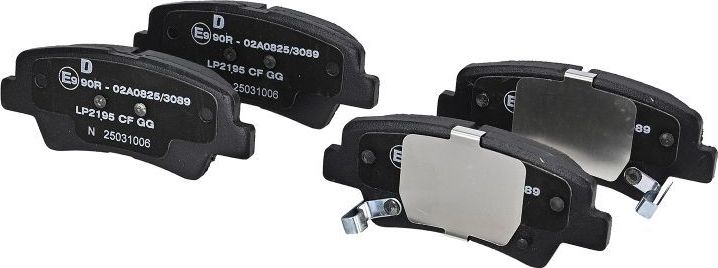 Тормозные колодки Delphi (Low-Metallic) задние для Hyundai Tucson I 2008-2010. Артикул LP2195