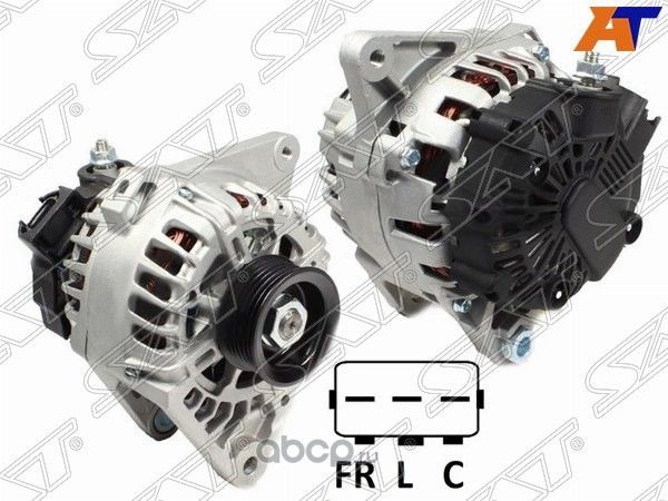 Генератор HYUNDAI TUCSON 2,0L 14-15 IX35 2,0 GDi 13- KIA SPORTAGE III 2,0L GDi 14- 12V 120A (SAT). Артикул ST373002E400N