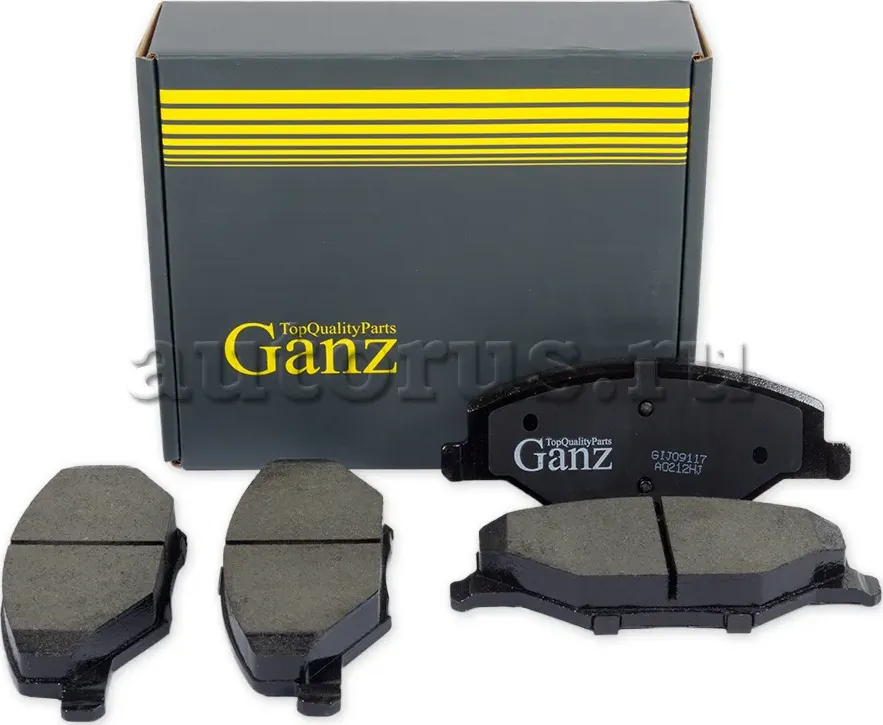 Колодки торм.пер. (Ganz). Артикул GIJ09117
