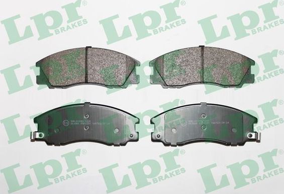 Тормозные колодки LPR передние для Hyundai Terracan I 2001-2006. Артикул 05P1291