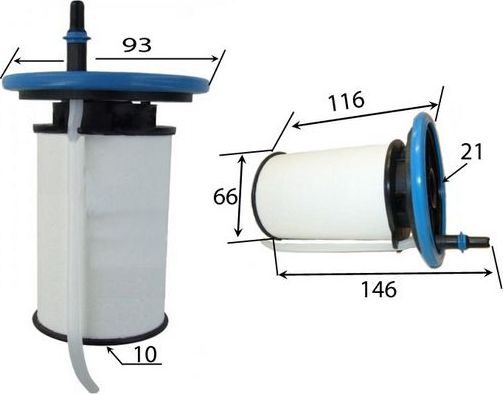 Топливный фильтр JS Asakashi. Артикул FE0037