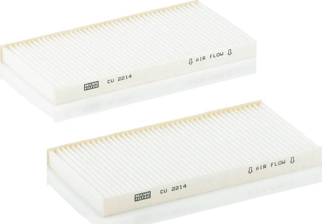 Салонный фильтр Mann-Filter. Артикул CU 2214-2