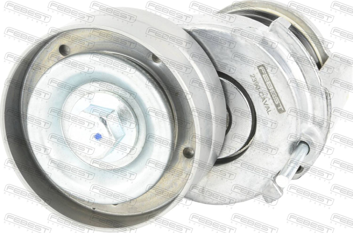 Натяжной ролик (натяжитель) приводного клинового зубчатого ремня Febest. Артикул 2390-CAVAL