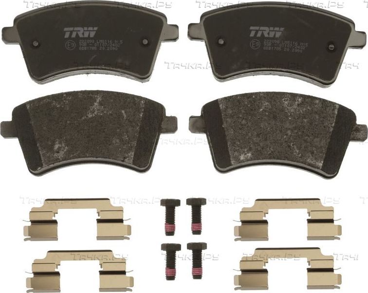 Тормозные колодки TRW COTEC. Артикул GDB1785