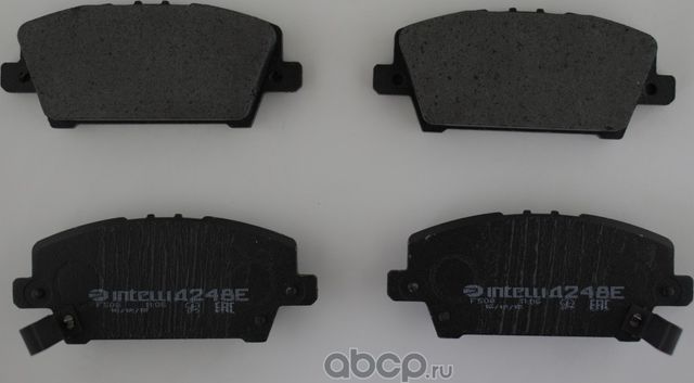 Колодки дискового тормоза передние для автомобилей (Intelli). Артикул D248E