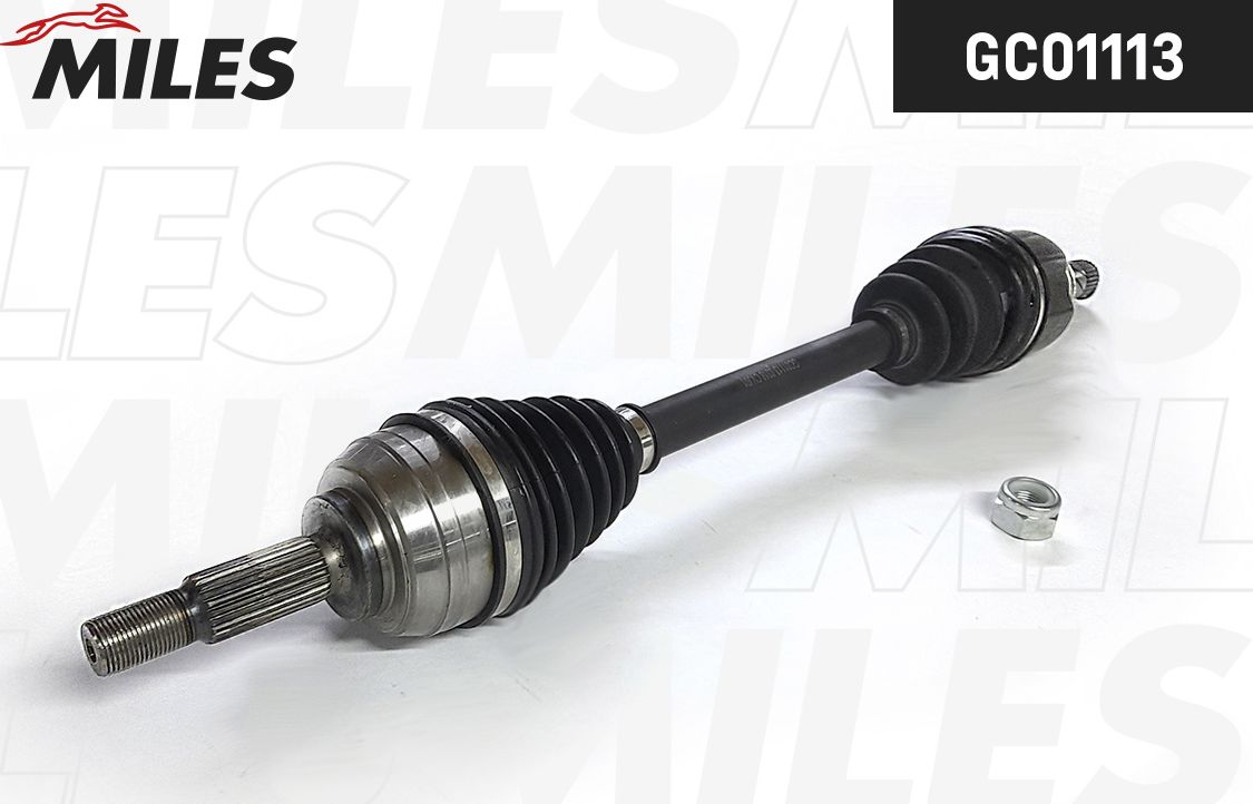 Полуось (привод в сборе, приводной вал) Miles. Артикул GC01113
