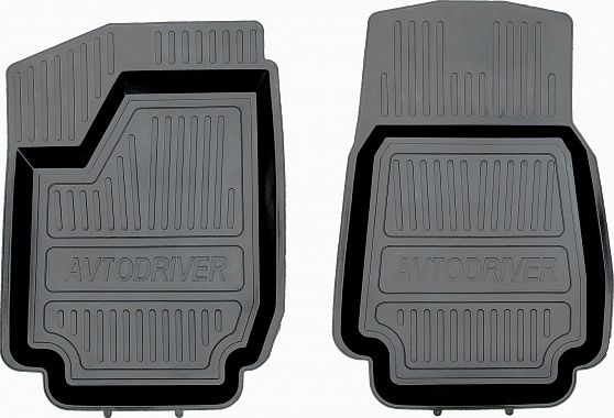 Коврики резиновые Avtodriver для салона передние ВАЗ 2121 Нива, 4х4, 4х4 Urban 3-дв. 1977-2026. Артикул ADRJET006-2