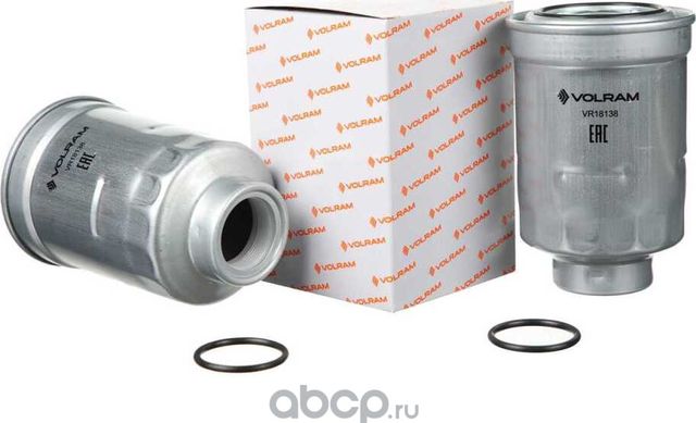 ФИЛЬТР ТОПЛИВНЫЙ TOYOTA COROLLA 1.8-2.0 83-09 LAND CRUISE PRADO 3.0 09- (VOLRA (Volram). Артикул VR18138