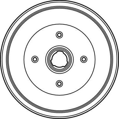 Тормозной барабан TRW. Артикул DB4127