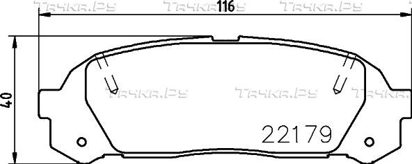 Тормозные колодки Nisshinbo. Артикул NP1083