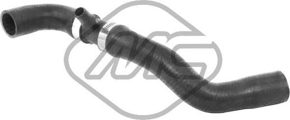 Патрубок системы охлаждения (радиатора) Metalcaucho. Артикул 09197