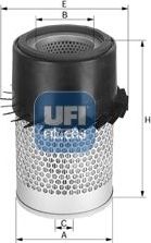 Воздушный фильтр UFI. Артикул 27.879.00