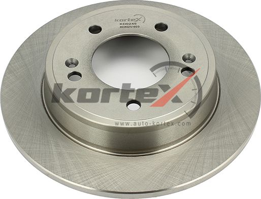 Диск тормозной HYUNDAI Elantra (11-) задний (1шт.) KORTEX. Артикул KD0245