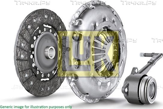 Сцепление (комплект) LuK RepSet Pro для Ford Tourneo Courier I 2014-2026. Артикул 623 3741 34