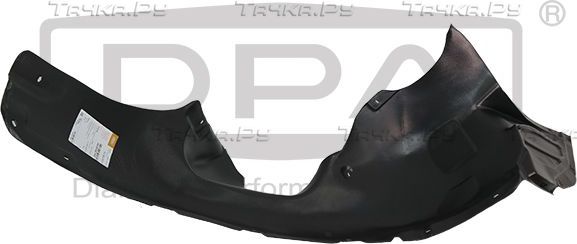 Подкрылок DPA передний левый для Skoda Fabia II 2006-2014. Артикул 88091691402