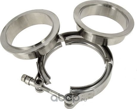 vb50k Хомут V-Band c фланцами 50мм нержавеющая сталь (Fortluft). Артикул VB50K