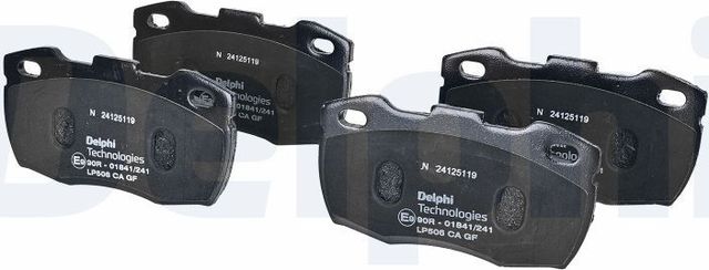 Тормозные колодки Delphi (Low-Metallic). Артикул LP506